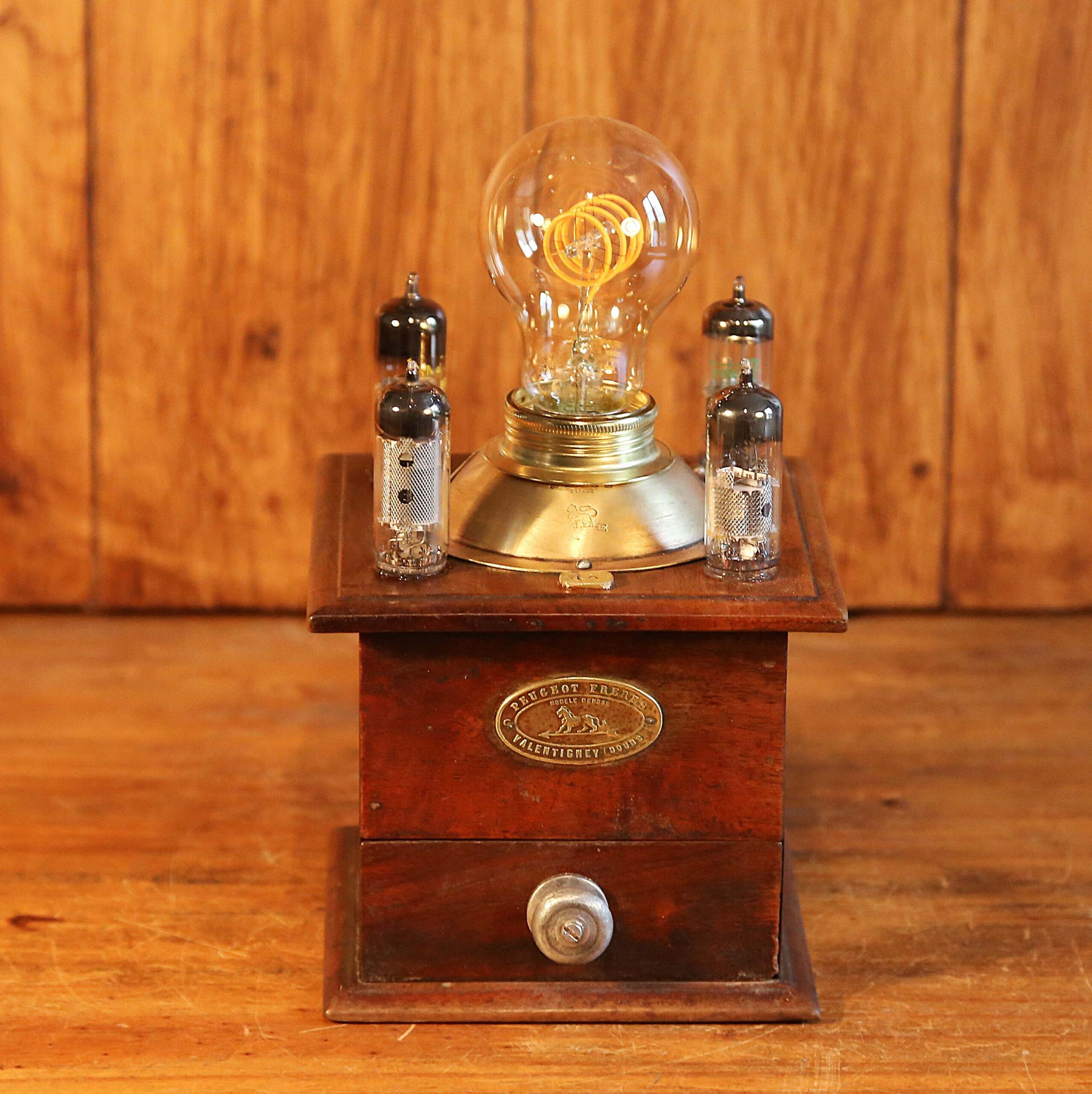 Lampe moulin à café vintage Peugeot – Image 9