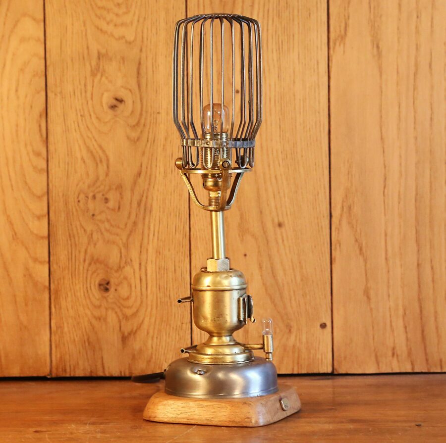 Lampe originale récup métal vintage – Image 9