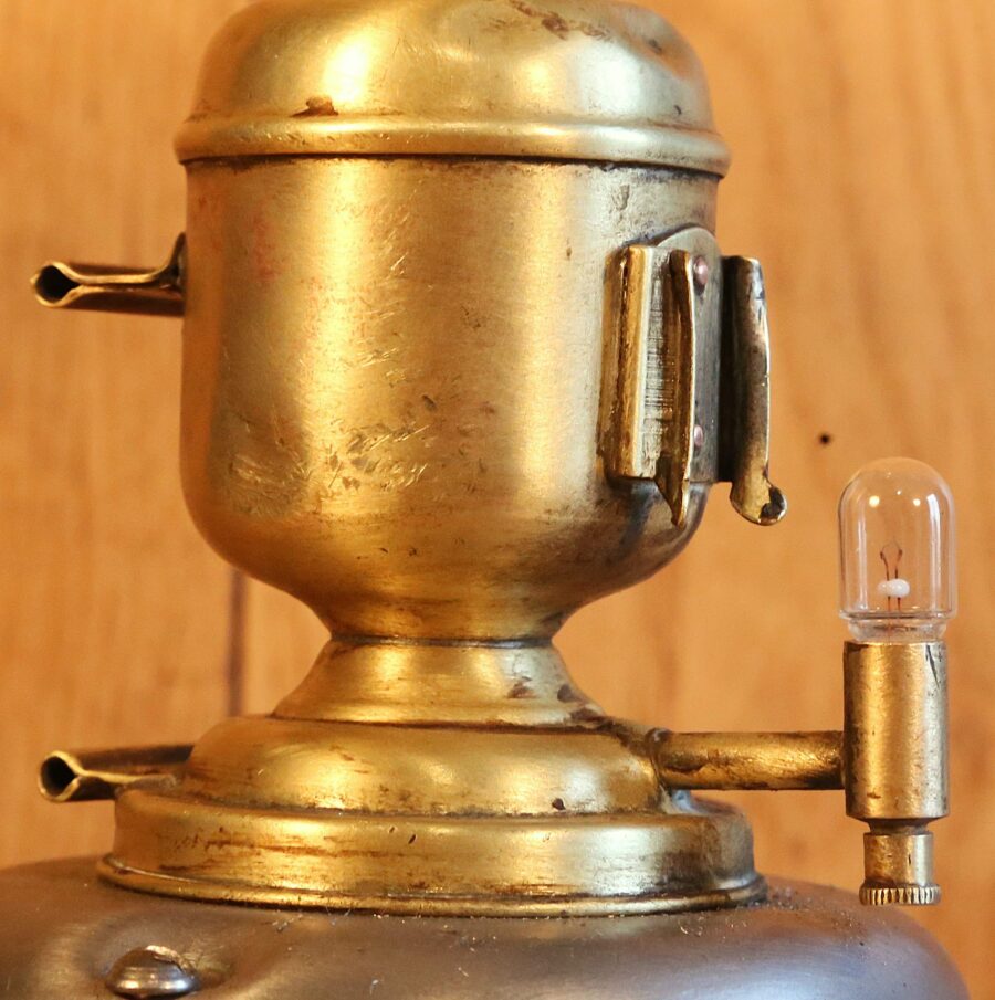 Lampe originale récup métal vintage – Image 4