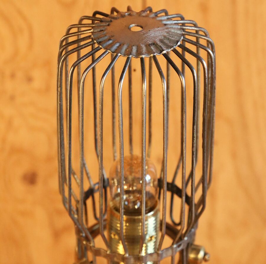 Lampe originale récup métal vintage – Image 5