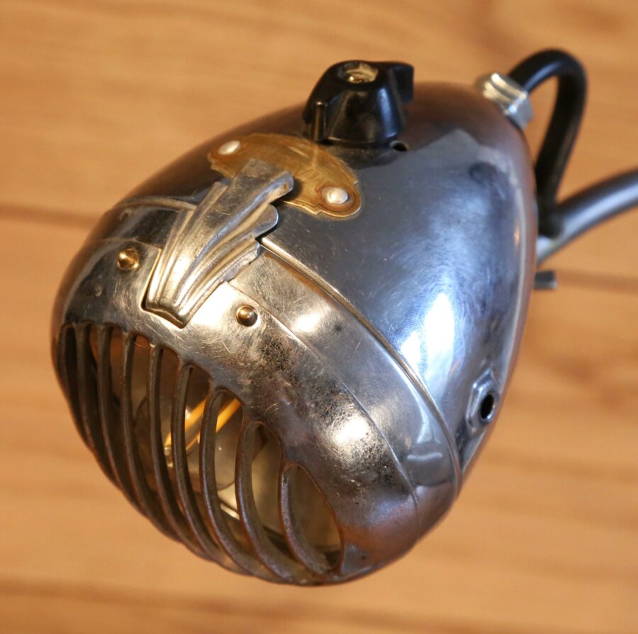 Lampe phare moto design Art Déco – Image 3