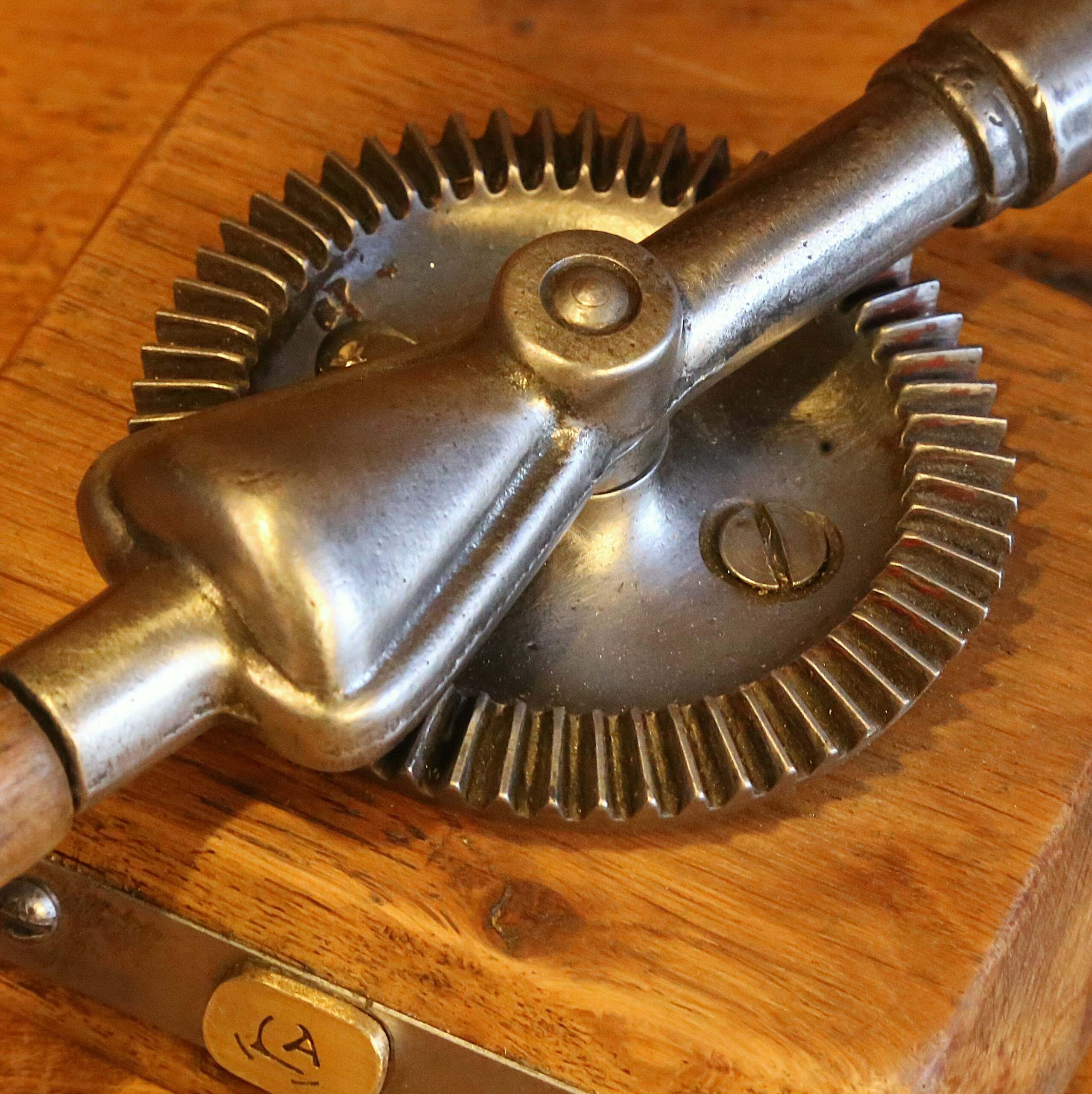 Lampe récup articulée métal phare de vélo vintage – Image 3