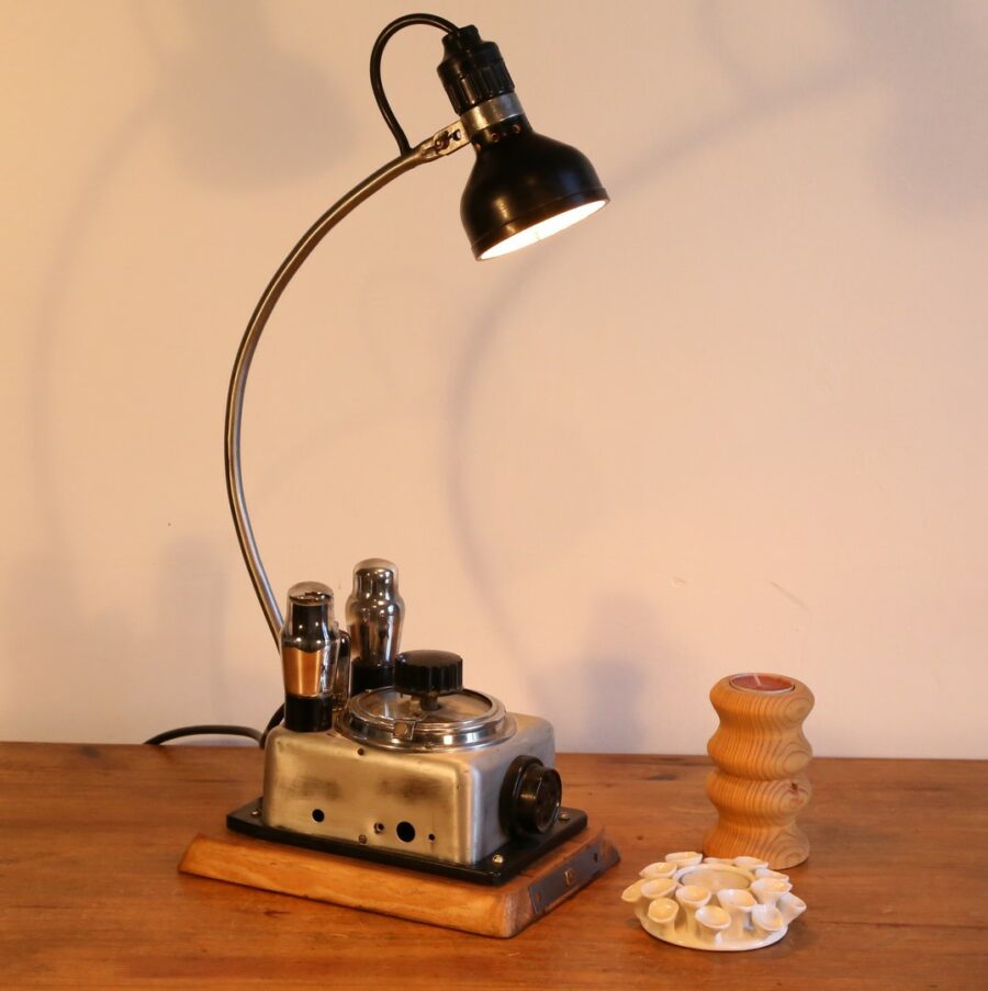 Lampe minuteur vintage bakélite métal – Image 3