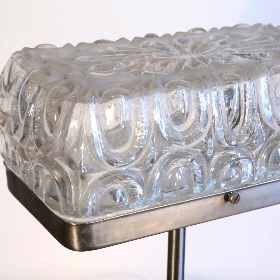 Lampe récup vintage bois et métal – Image 4
