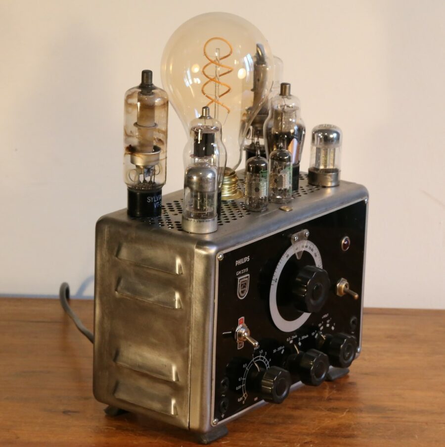 Lampe Steampunk générateur radio Philips – Image 5