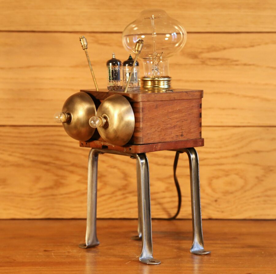 Lampe robot martien Steampunk – Image 11