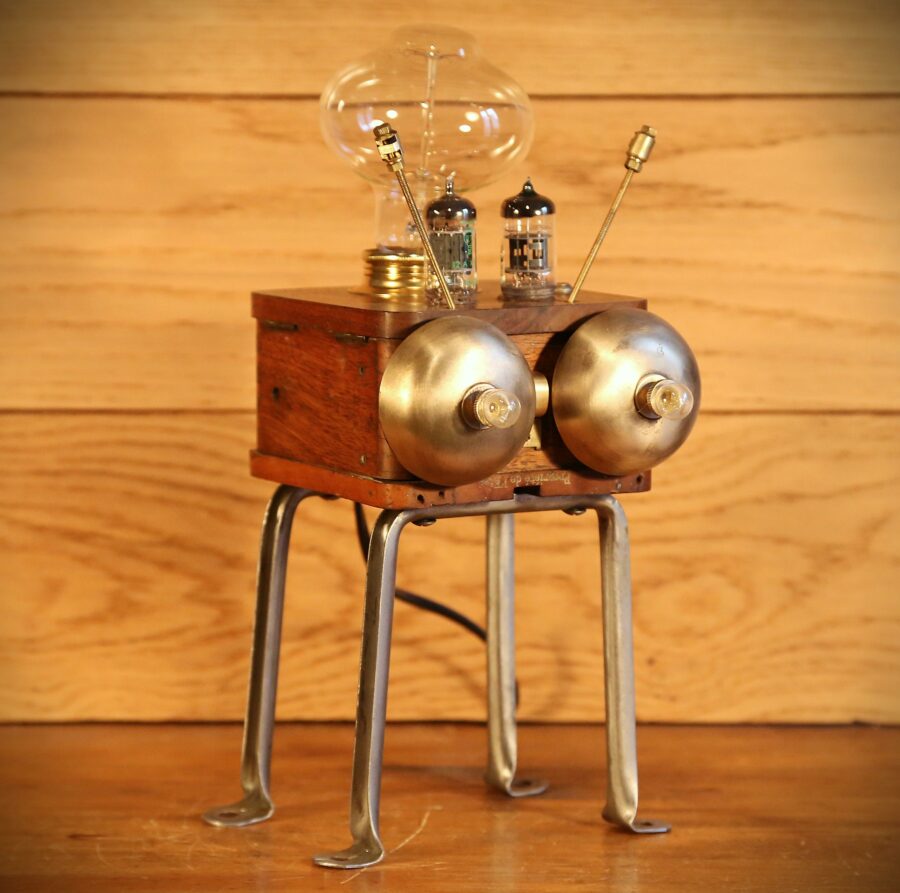 Lampe robot martien Steampunk – Image 8