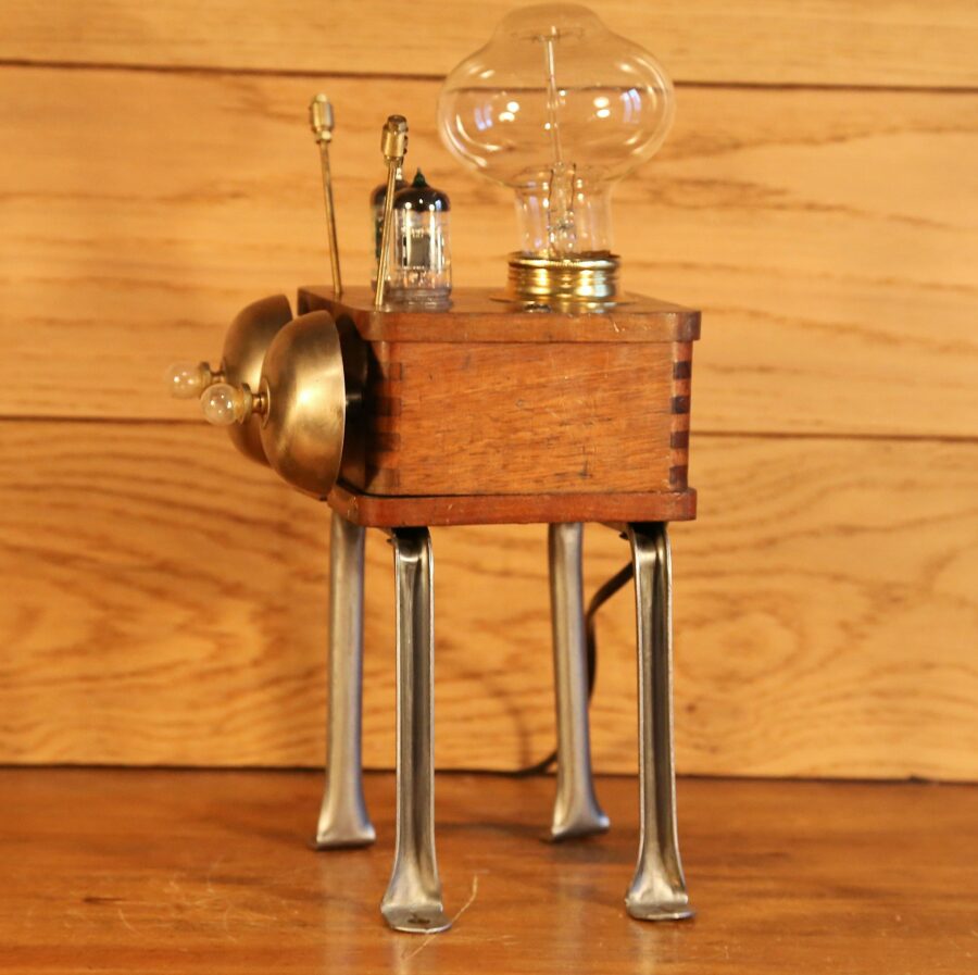 Lampe robot martien Steampunk – Image 10