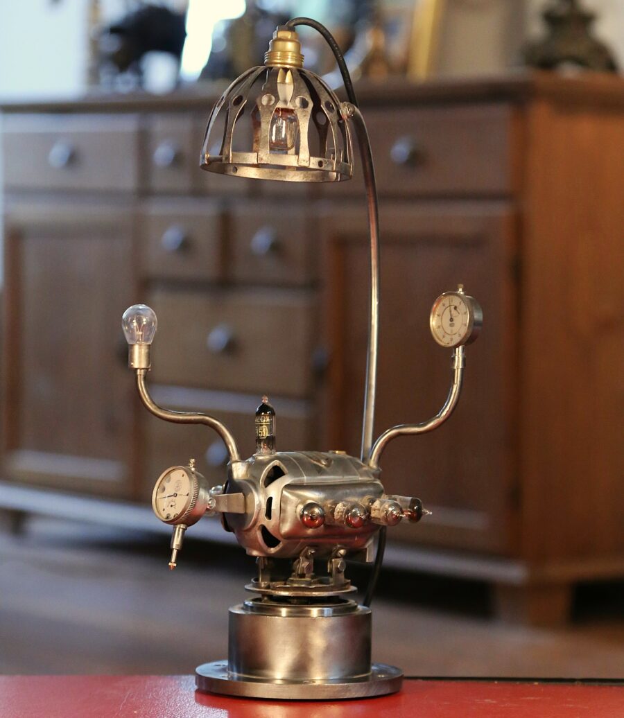 Lampe Steampunk machine à voyager dans le temps – Image 6