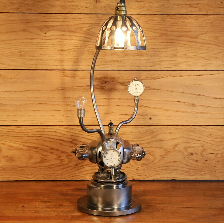 Lampe Steampunk machine à voyager dans le temps – Image 11