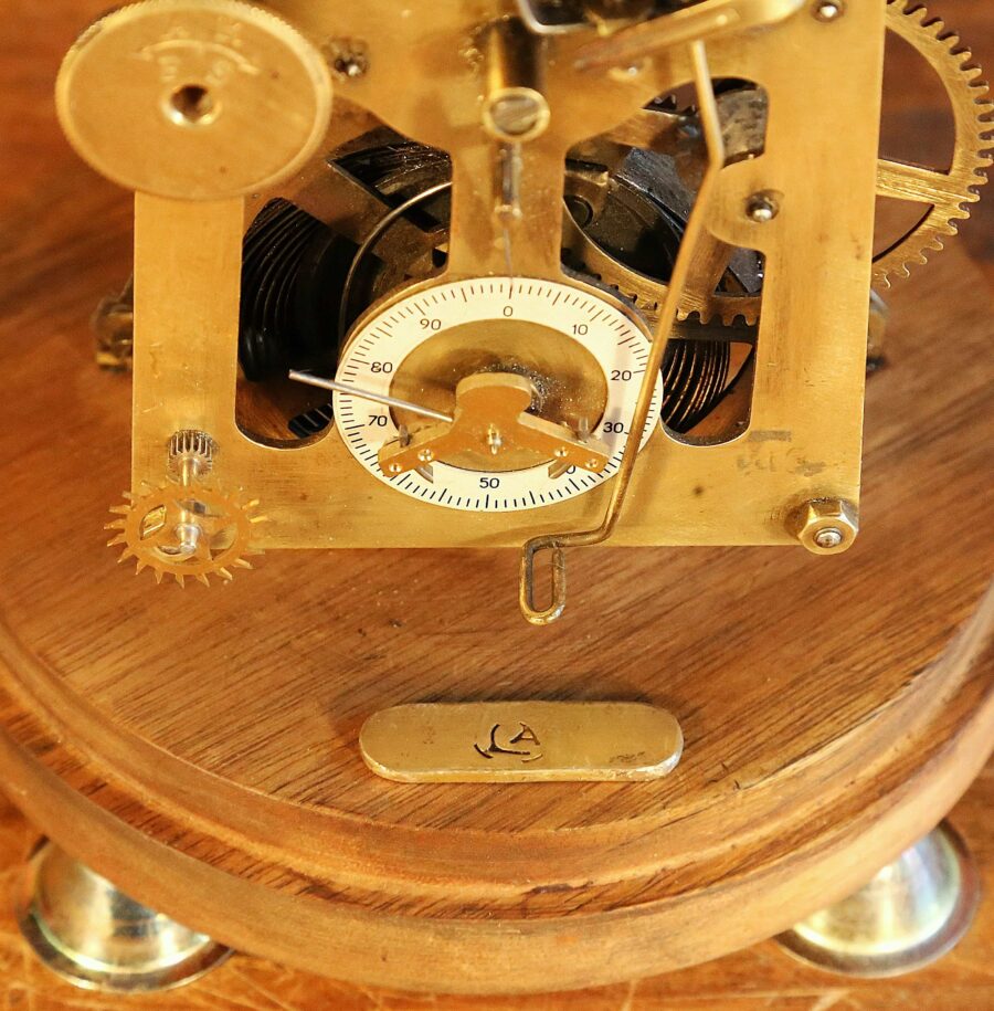 Lampe Steampunk mécanismes d'horlogerie sous globe – Image 6