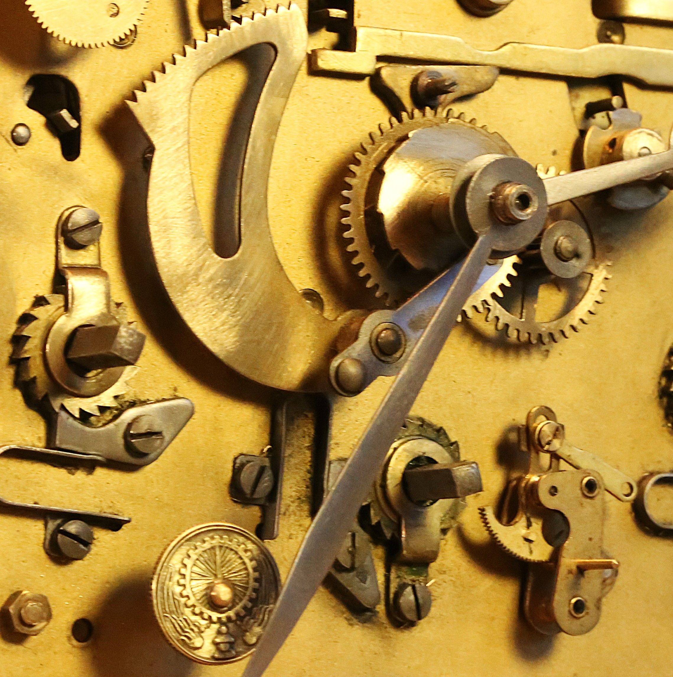 Lampe Steampunk originale horlogerie vintage – Image 8