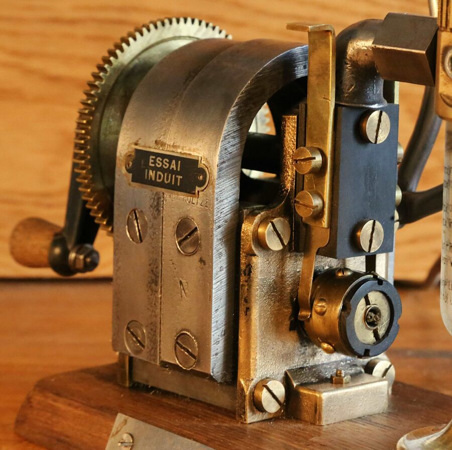 Lampe Steampunk originale vintage – Image 9