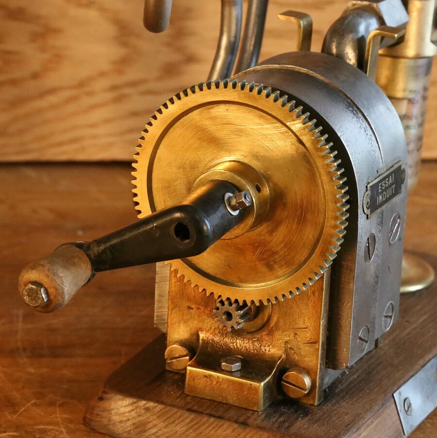 Lampe Steampunk originale vintage – Image 4