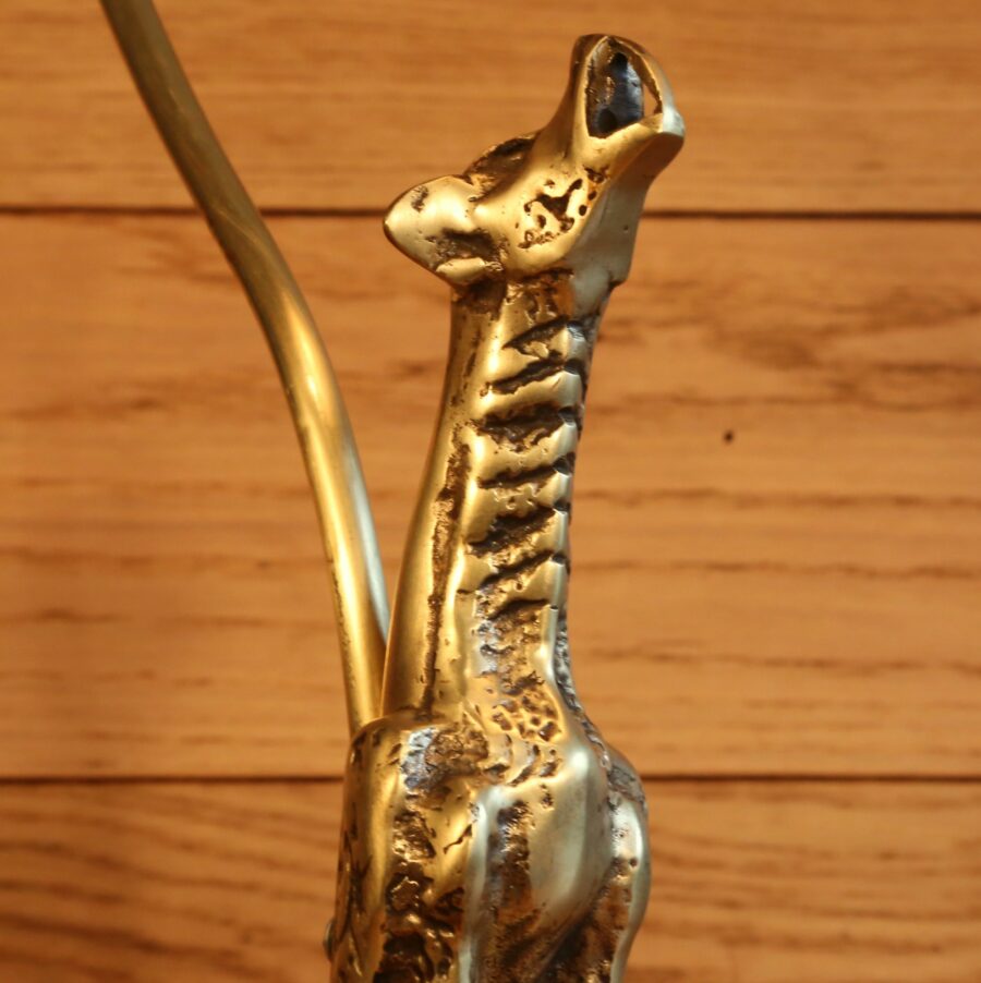 Lampe style Art Nouveau statue bronze – Image 4
