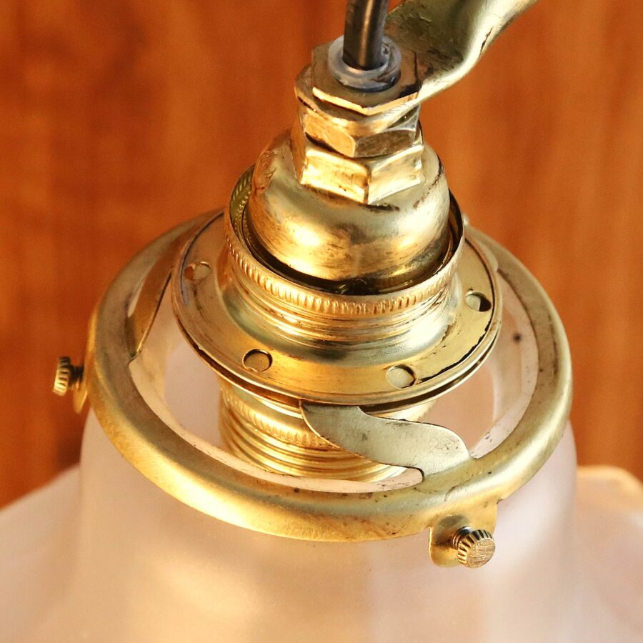 Lampe style Art Nouveau statue en bronze – Image 8