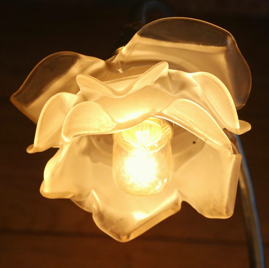 Lampe unique Art Nouveau globe terrestre – Image 7