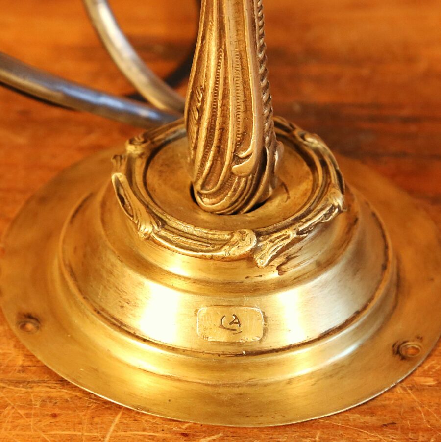Lampe unique Art Nouveau globe terrestre – Image 3