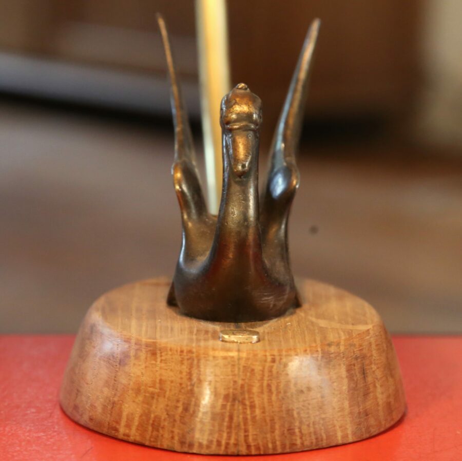 Création lampe Art Déco statue cygne – Image 6
