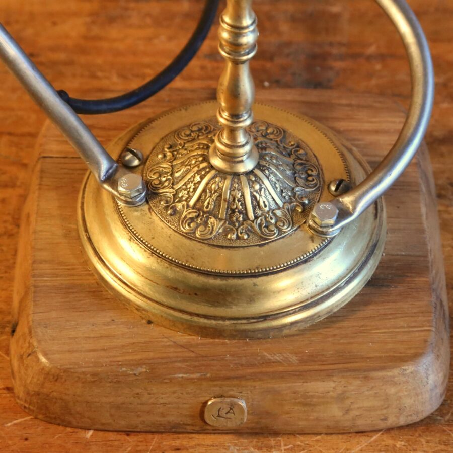 Lampe unique Art Nouveau globe terrestre – Image 4