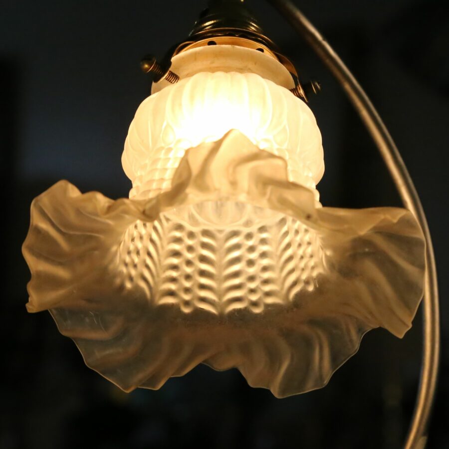 Lampe unique Art Nouveau globe terrestre – Image 6