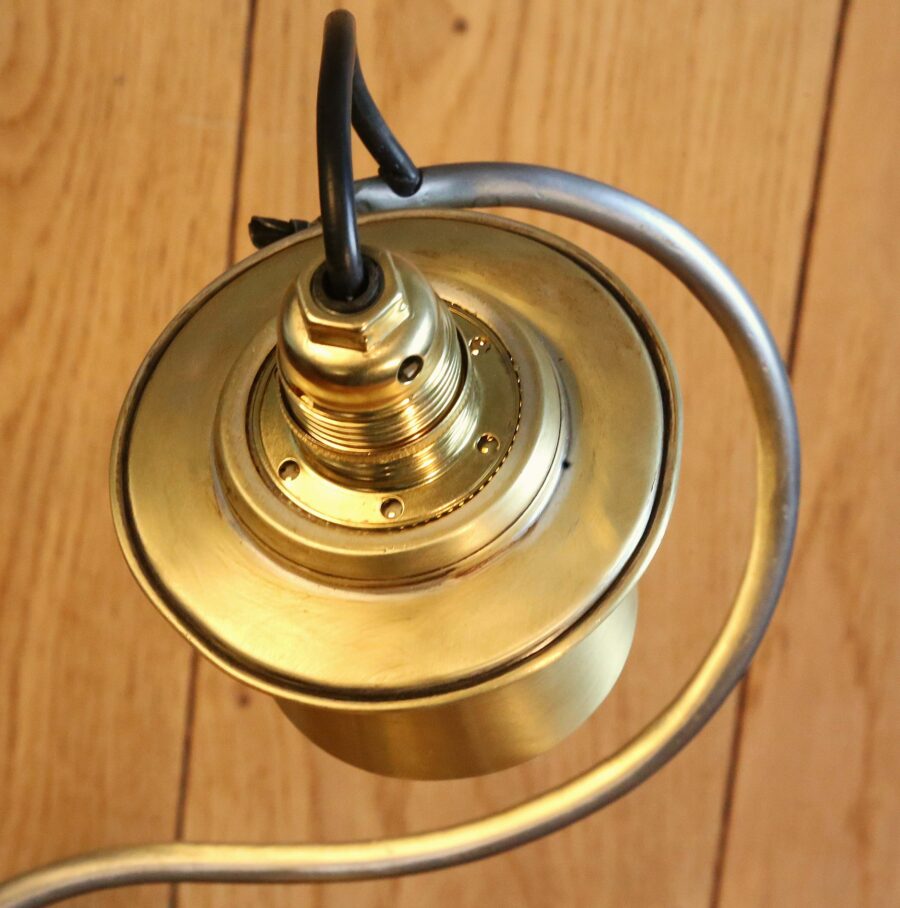 Lampe unique machine à coudre vintage métal – Image 5