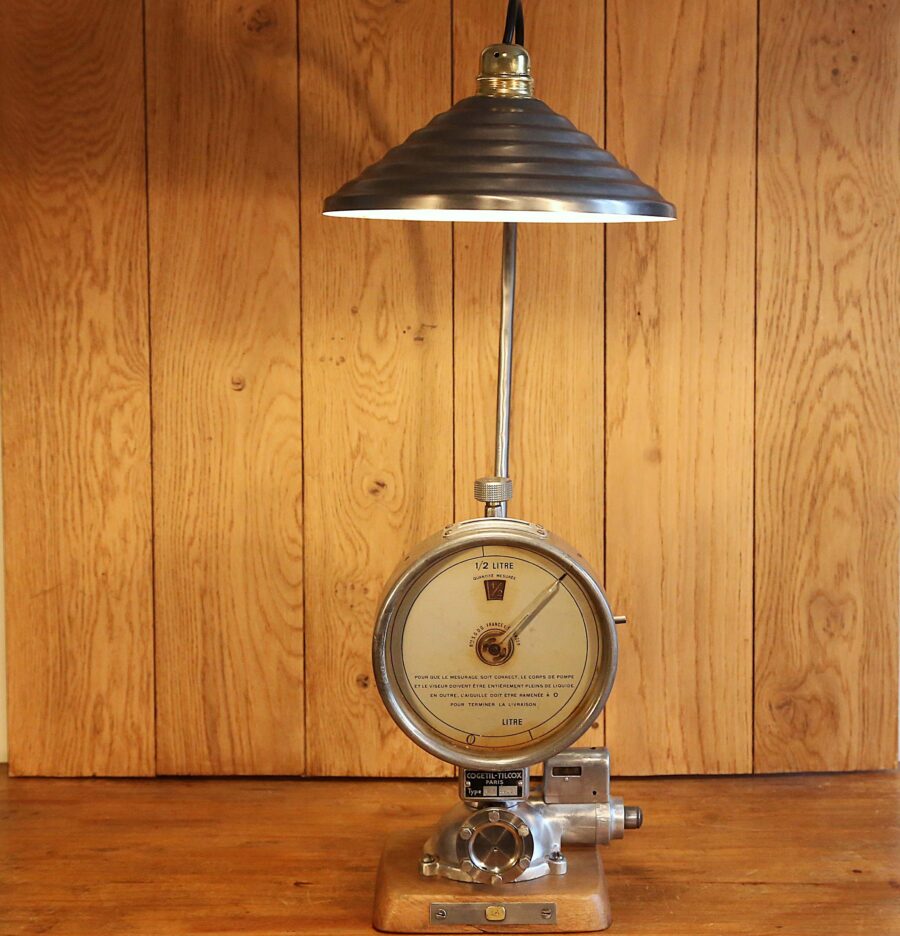 Lampe unique pompe à essence de garage vintage – Image 11
