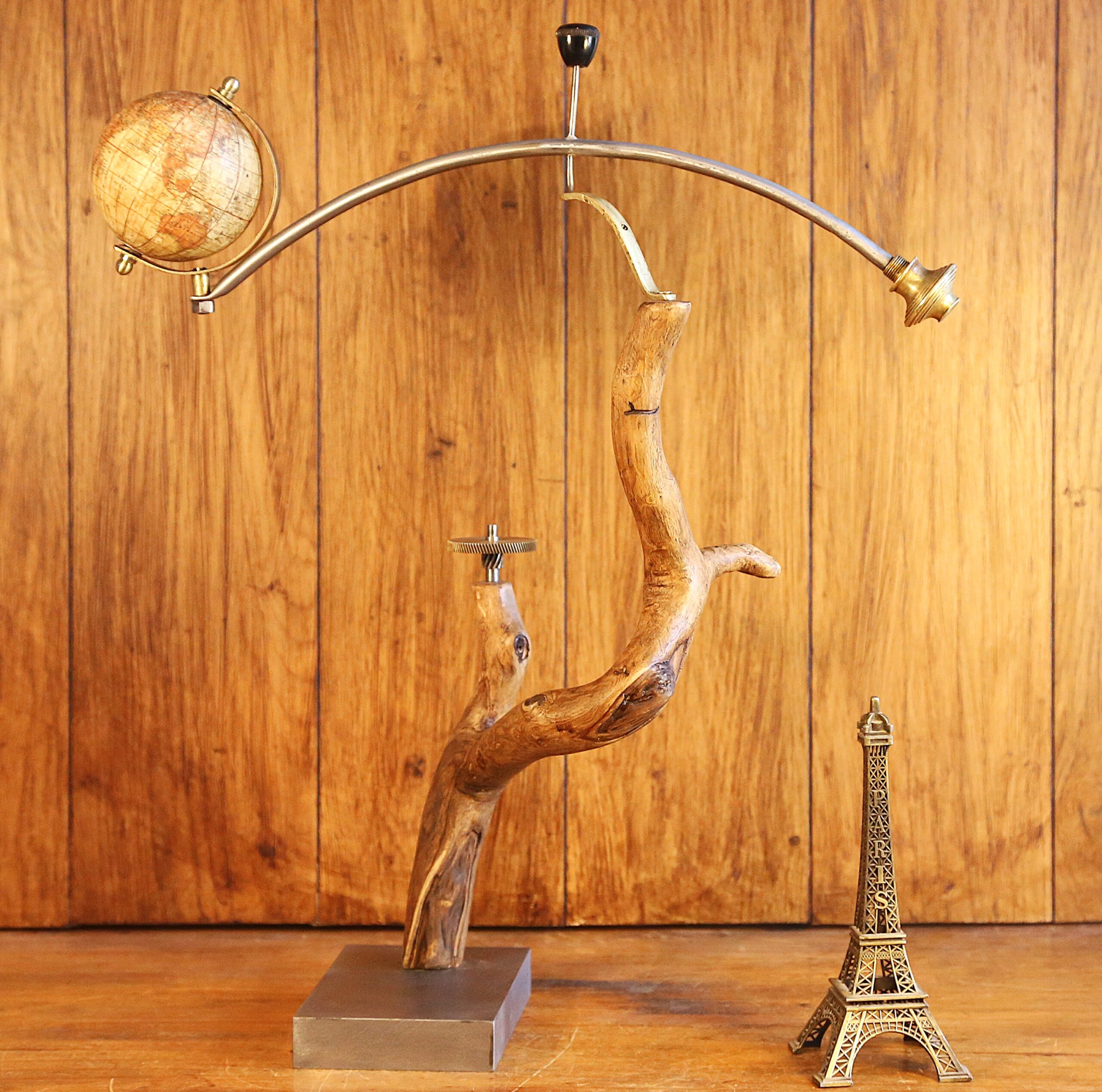 Sculpture mobile décoratif bois et métal – Image 8