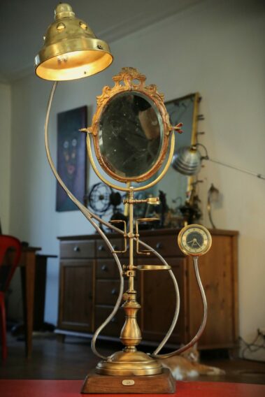 Lampe de barbier en laiton